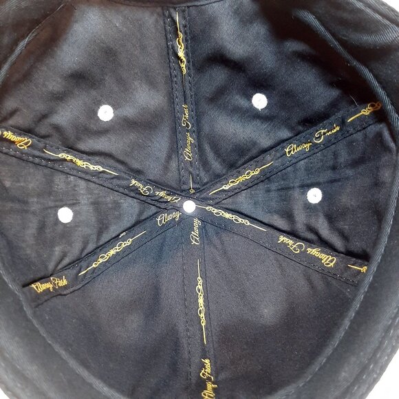 rare Mint SF Japan x Filthy Dripped faux Ostrich skin hat adjustable Brass plate - Picture 9 of 11